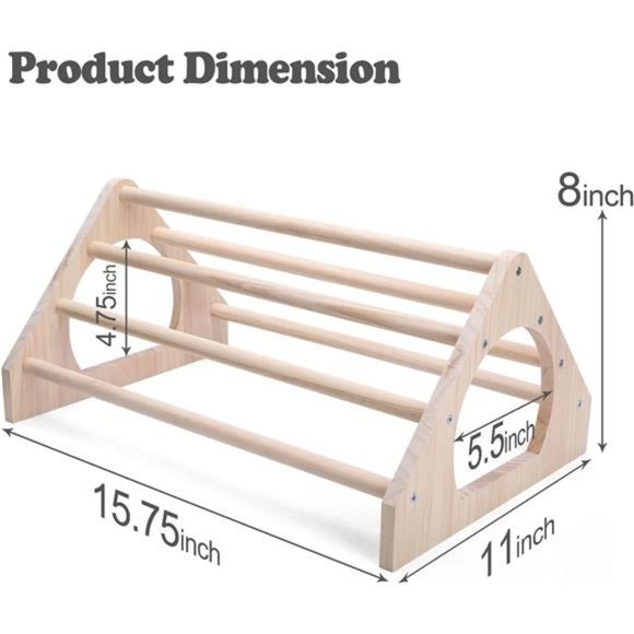 Chicken Perch Chicken Toys for Coop Chicken Swing Chicken Wood Stand Chicken Toy - Picture 8 of 12